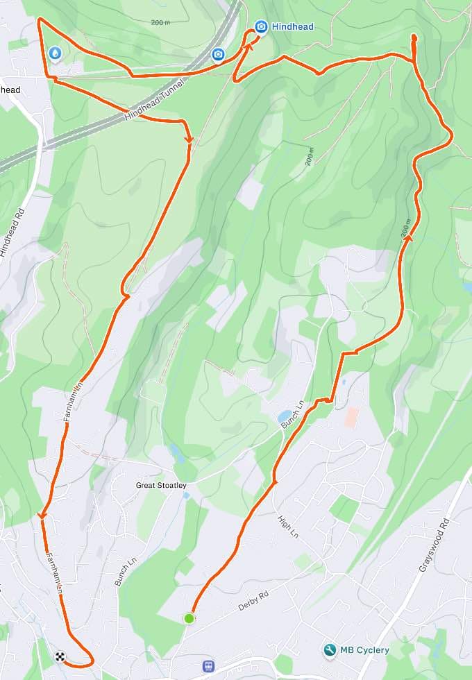 Gibbet Hill 10K Route Map