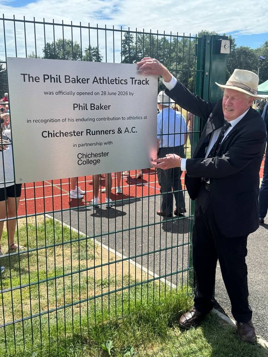 Opening of the Phil Baker Athletics Track