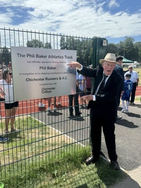 Opening of the Phil Baker Athletics Track